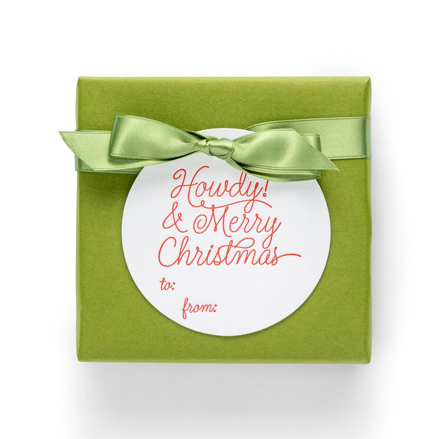 Howdy & Merry Christmas Gift Tags