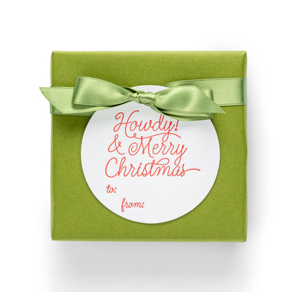 Howdy & Merry Christmas Gift Tags
