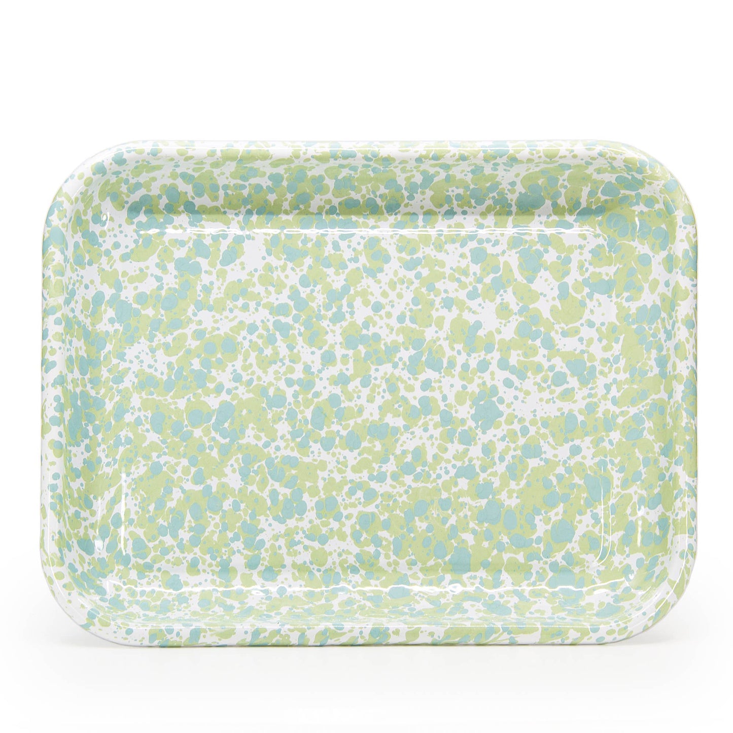 Enamelware Rectangular Tray in Jardin