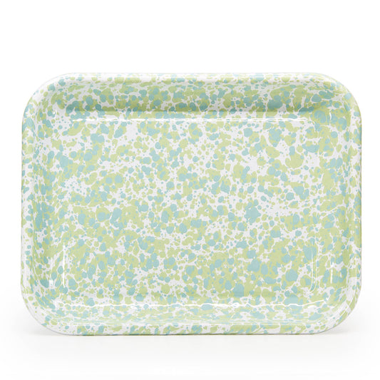 Enamelware Rectangular Tray in Jardin