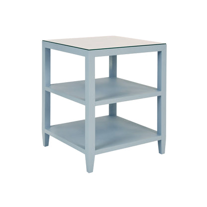 Amie Side Table in Light Blue