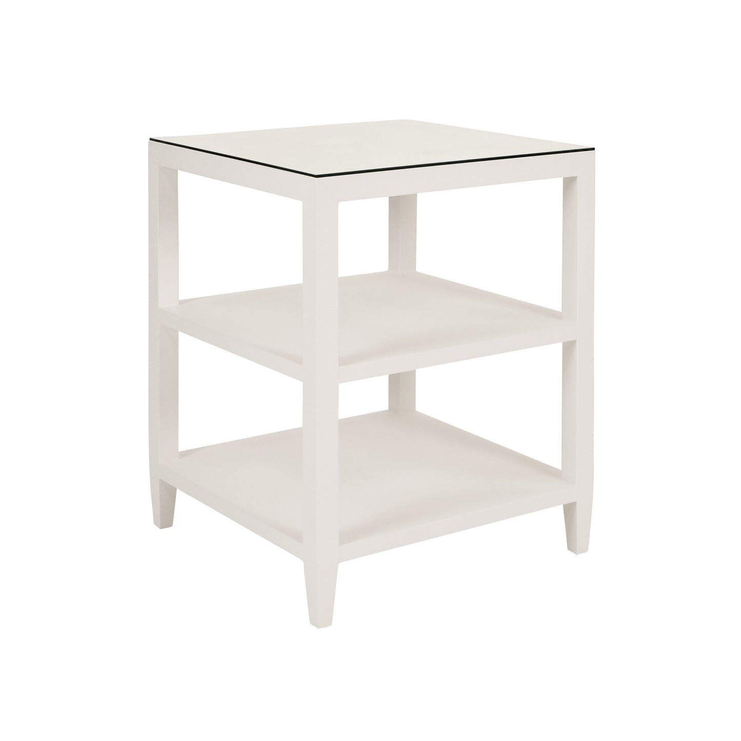 Amie Side Table in White