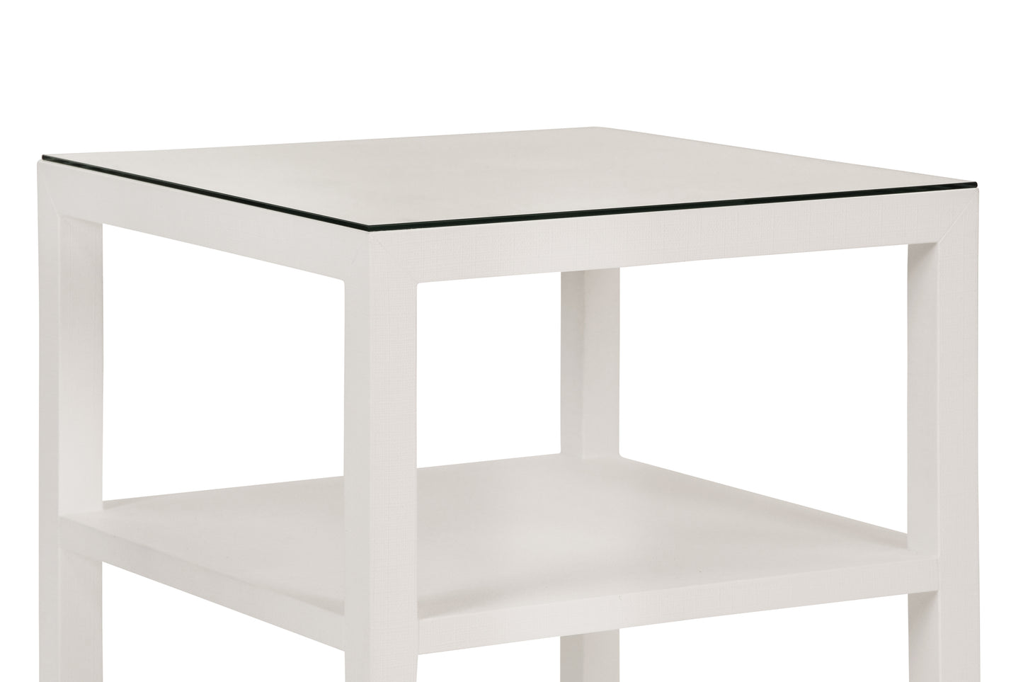 Amie Side Table in White