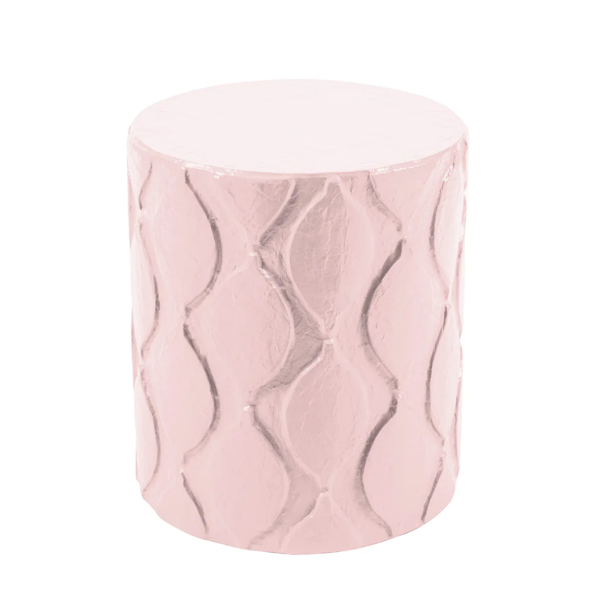 Wave Side Table in Pink