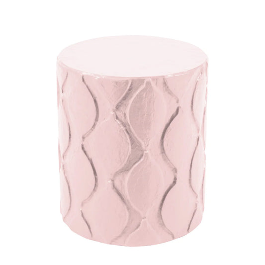 Wave Side Table in Pink