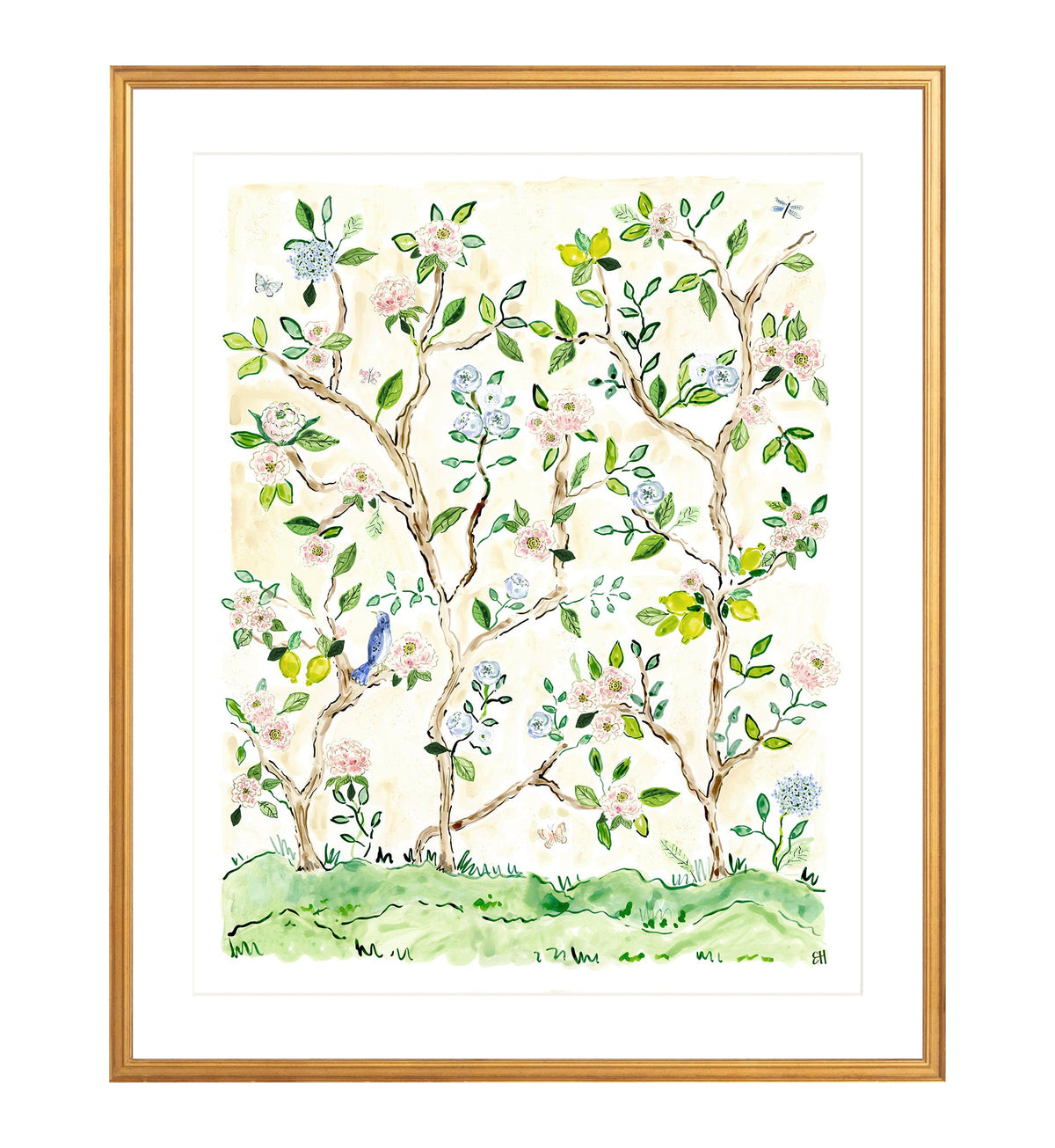 The "Chinoiserie Pinks No. 2" Fine Art Print