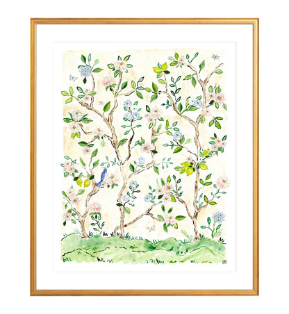 The "Chinoiserie Pinks No. 2" Fine Art Print