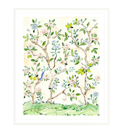 The "Chinoiserie Pinks No. 2" Fine Art Print