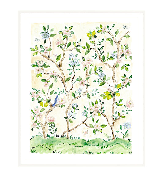 The "Chinoiserie Pinks No. 2" Fine Art Print