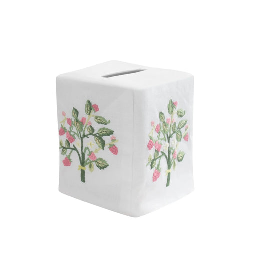 Raspberry Tissue Box Cover