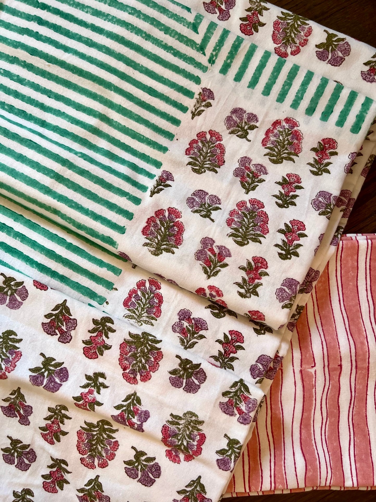 Madre Block Printed Table Cloth