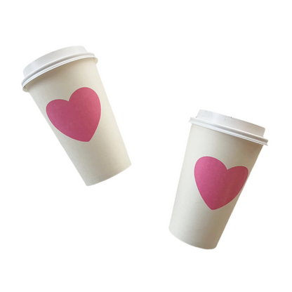 Heart Hot Cups