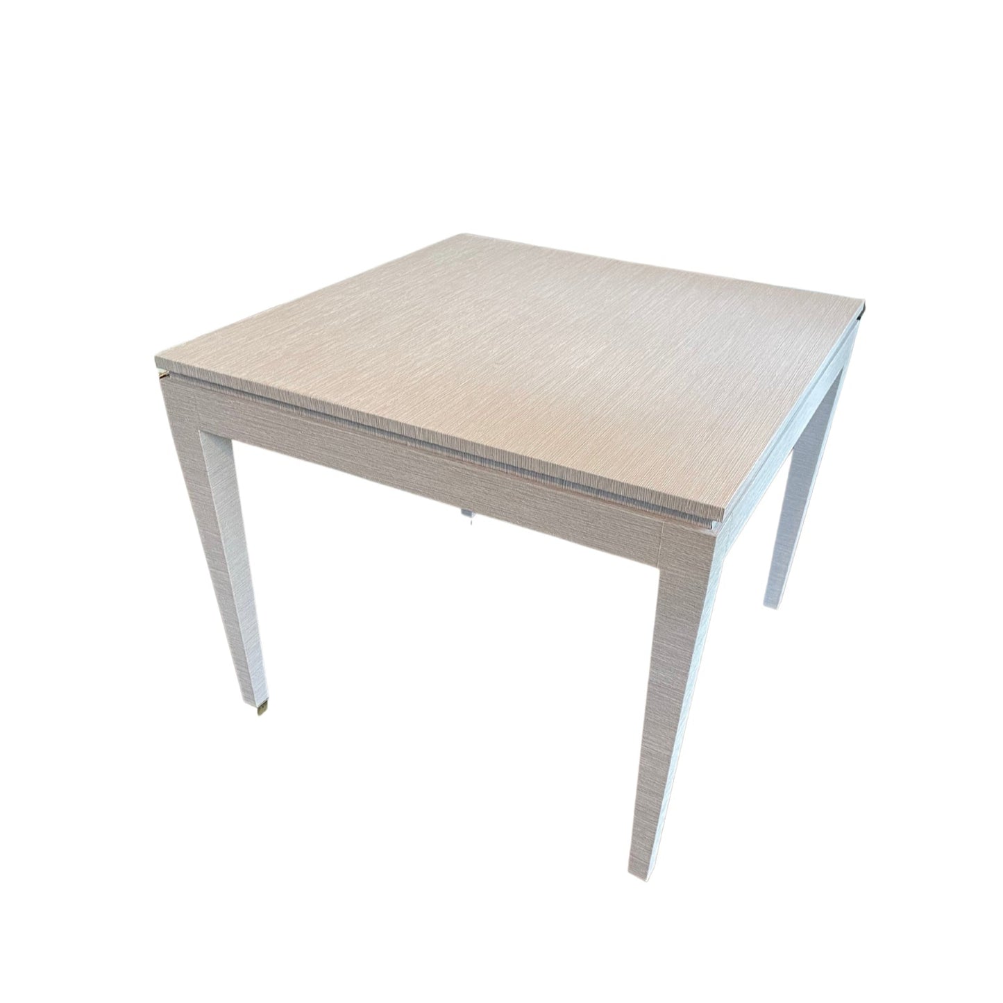 Vinyl Grasscloth Card Table
