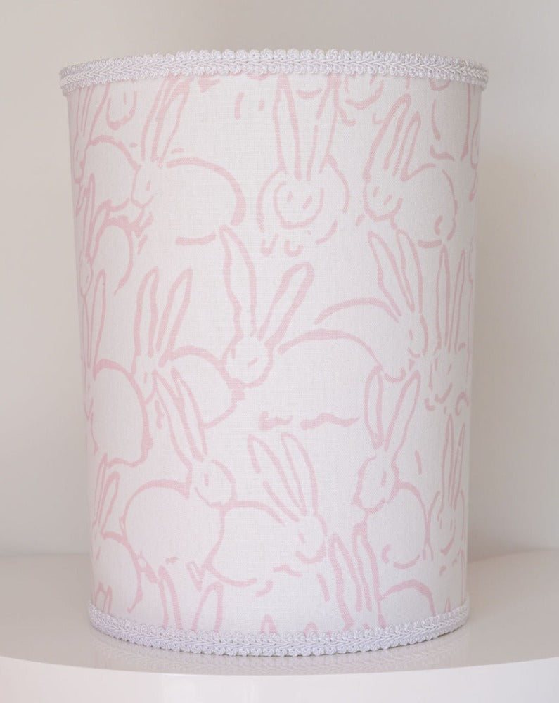 Bunny Fabric Covered Wastebaskets