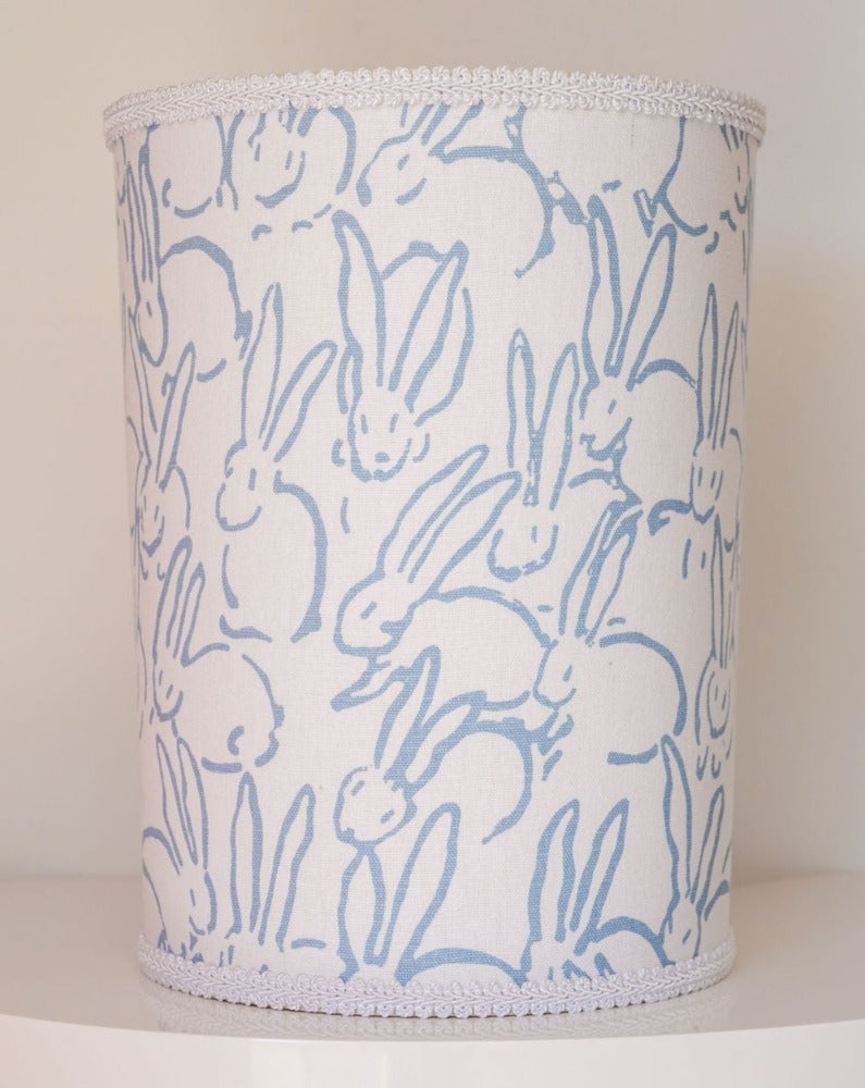 Bunny Fabric Covered Wastebaskets
