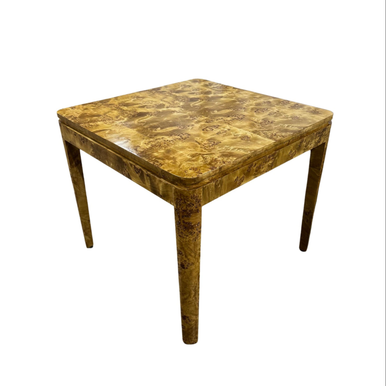 Burl Card Table