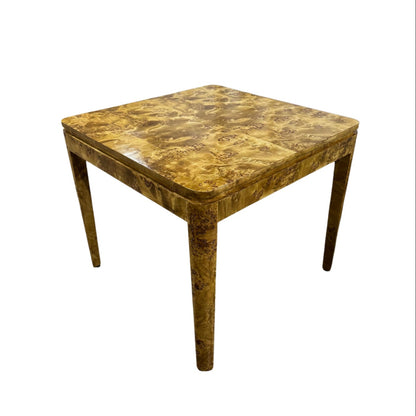 Burl Card Table