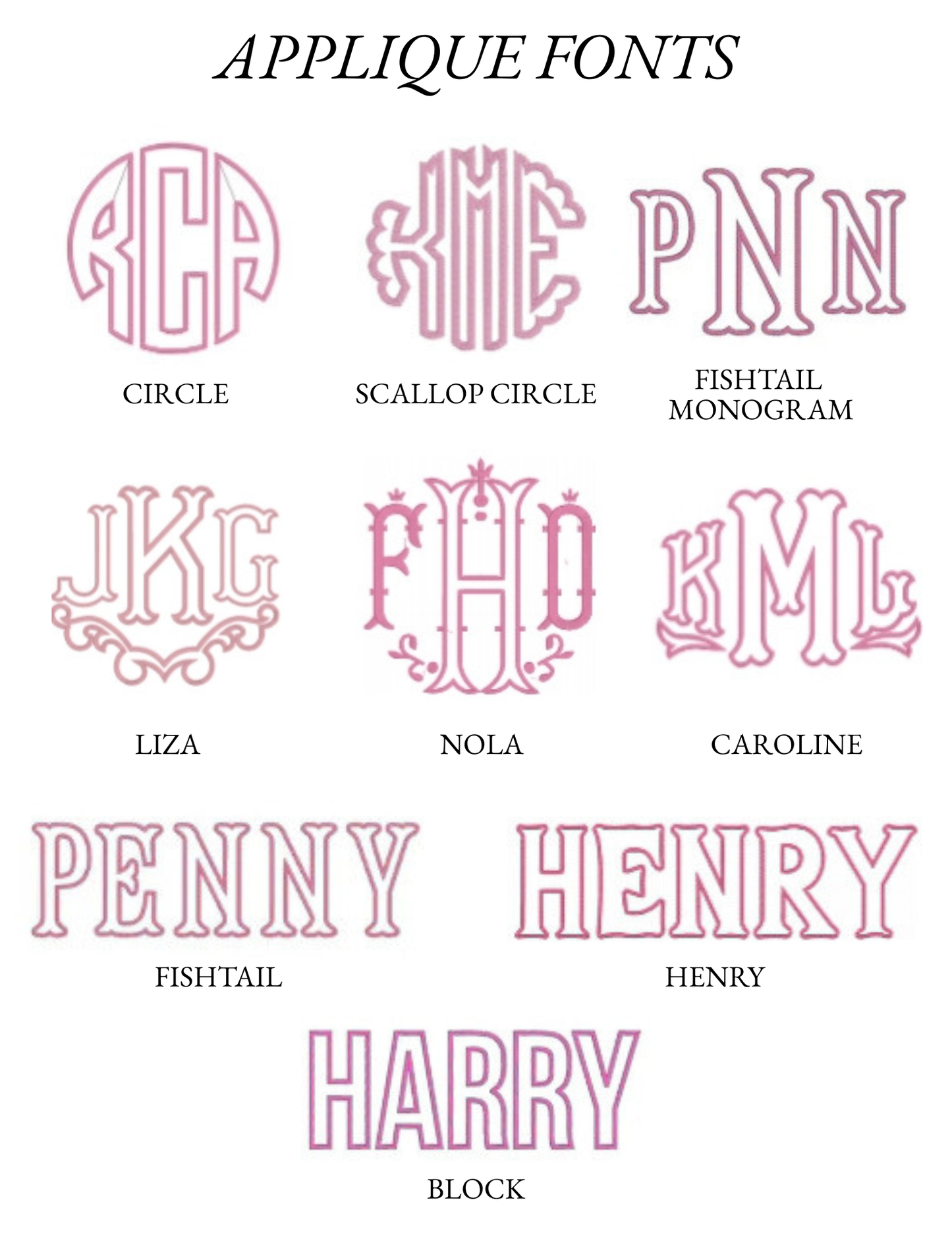 Custom Appliqué Pillow