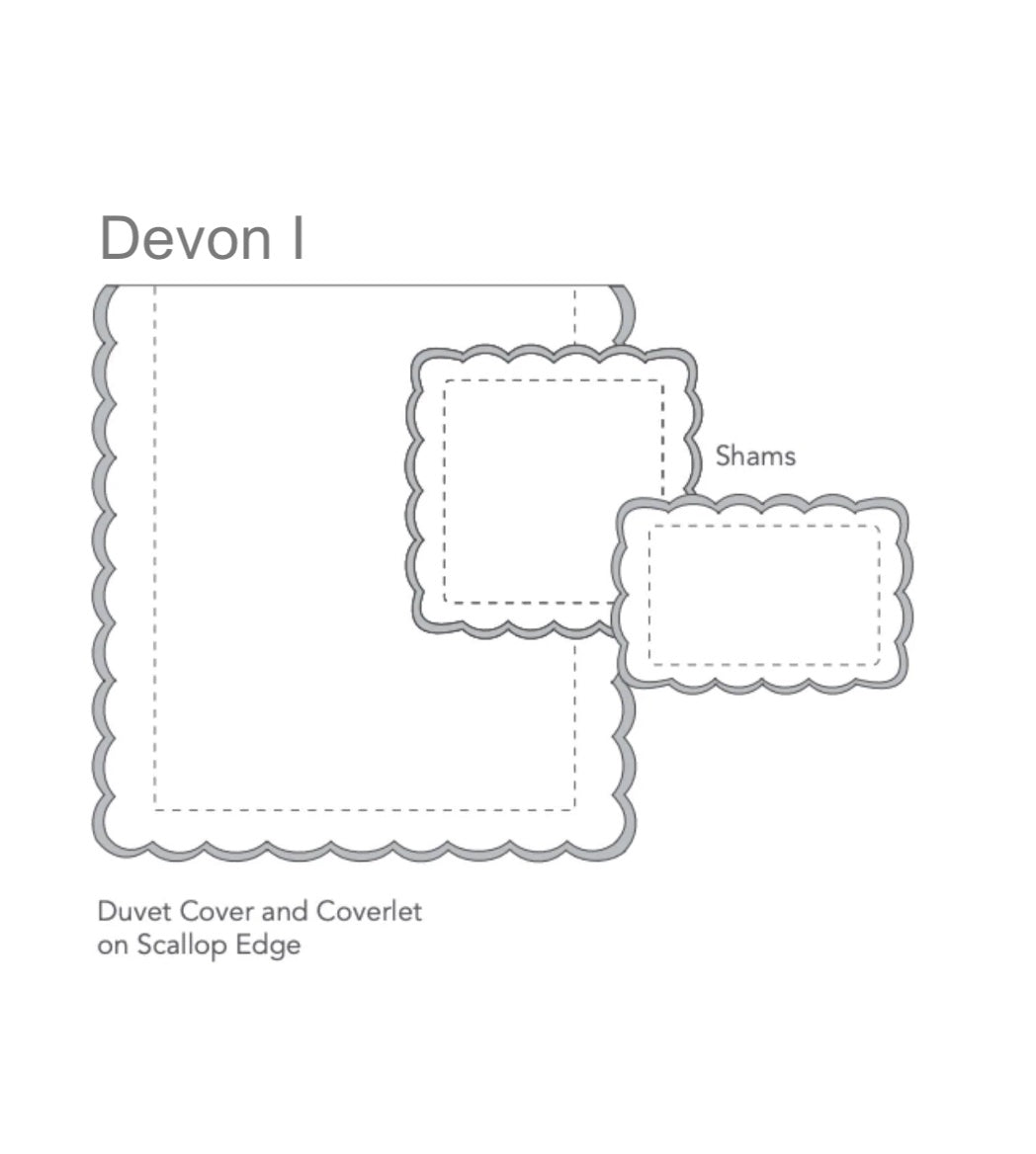 Devon I Scallop Trim Sham