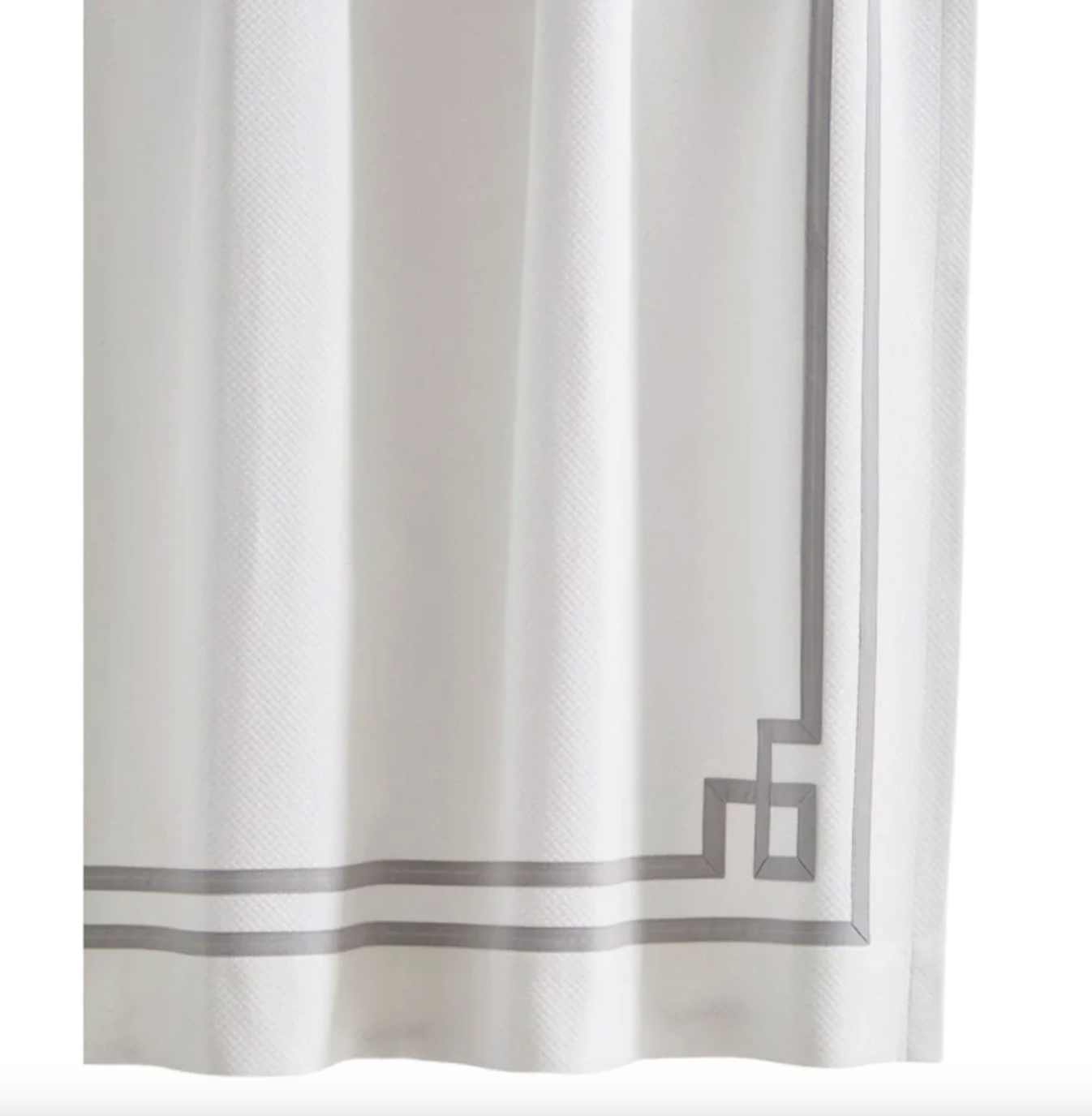 Bristol Fretwork Pique Shower Curtain