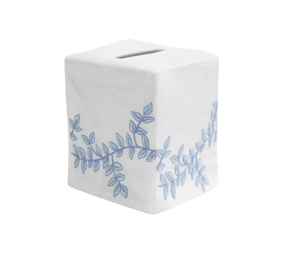 Embroidered Tissue Box Cover