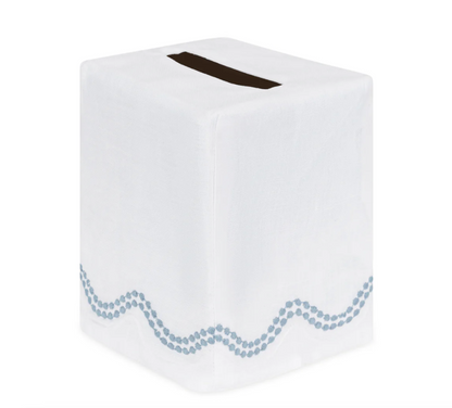 Embroidered Tissue Box Cover