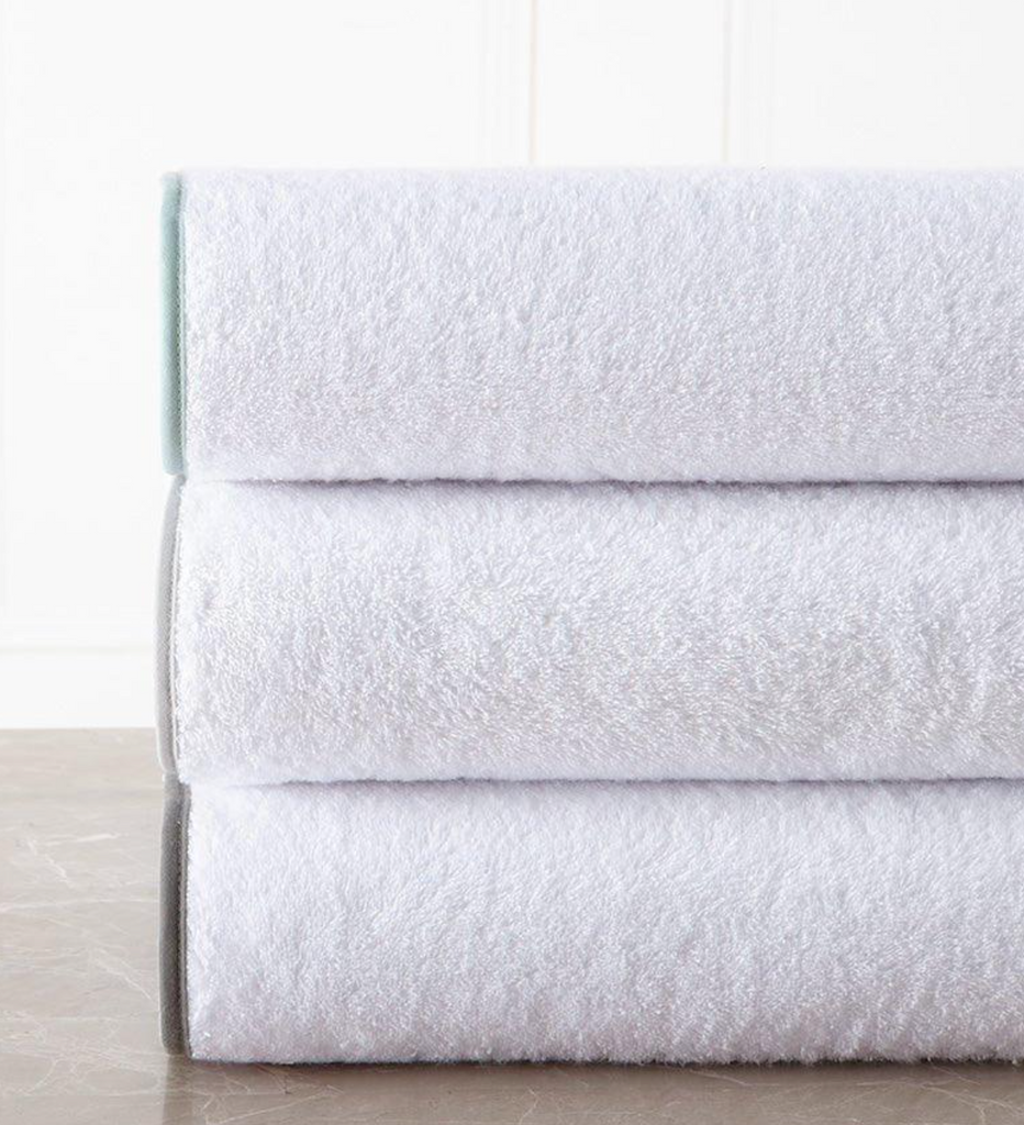 Roma Terry Bath Towels with Trim