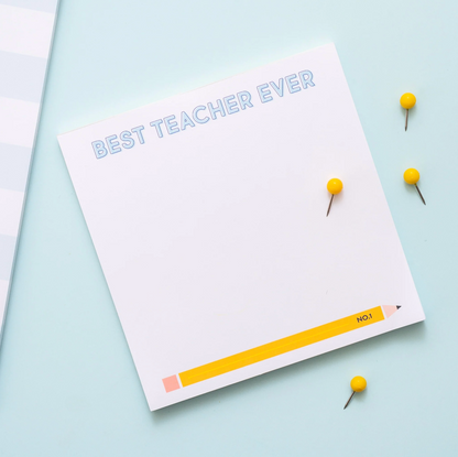 Best Teacher Ever Notepad