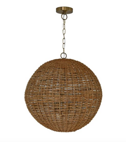 Rattan Ball Pendant Light