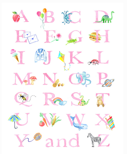 Alphabet Art Print