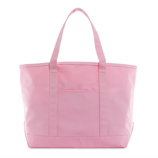 Coated Canvas Tote in Peony