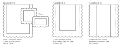 Devon II Scallop Trim Duvet