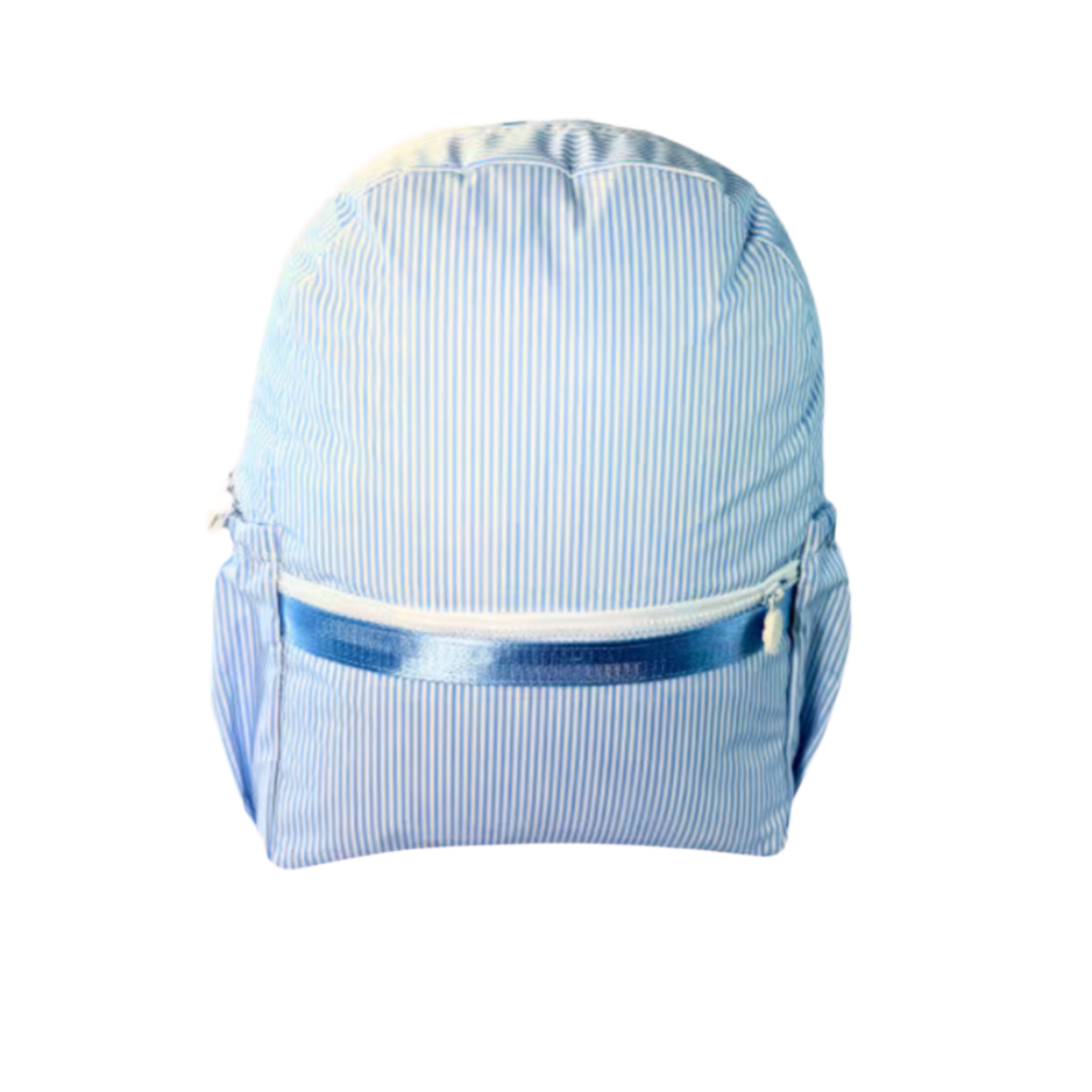 Laminated Backpack in Blue Stripe