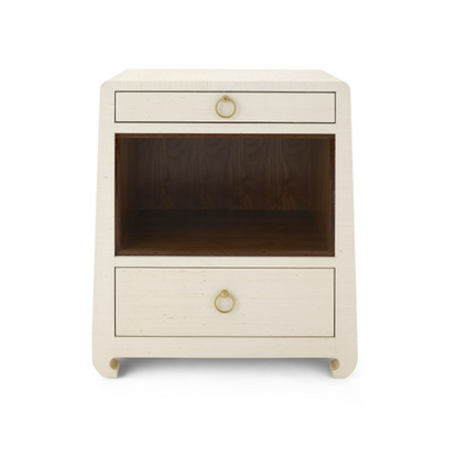 Ming Side Table in Canvas Cream