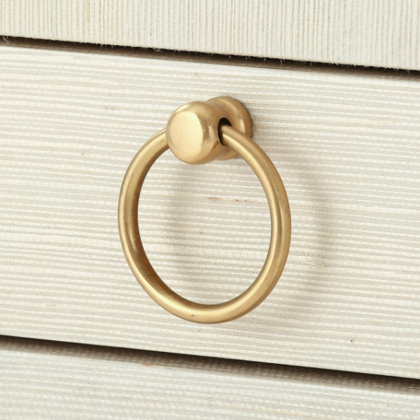 Ming Side Table in Canvas Cream
