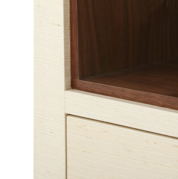 Ming Side Table in Canvas Cream