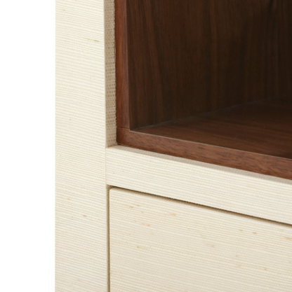 Ming Side Table in Canvas Cream