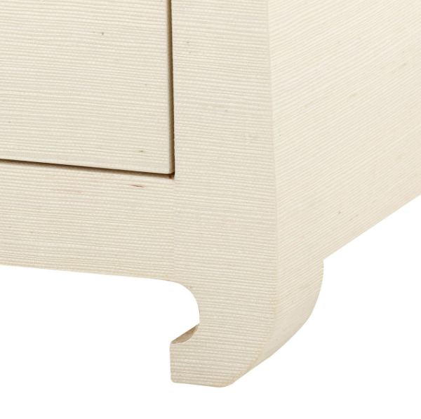 Ming Side Table in Canvas Cream