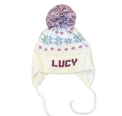Name Earflap Hat