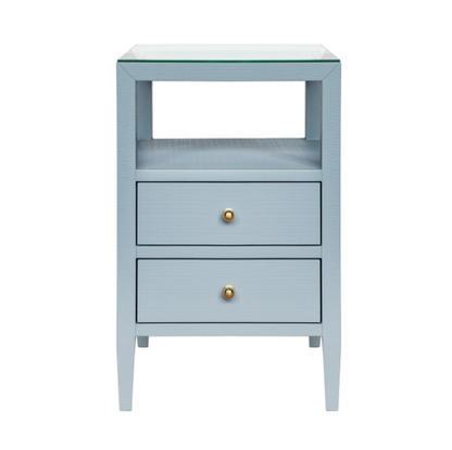 Roscoe Side Table in Light Blue