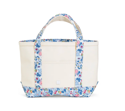 Mini Coated Canvas Tote with Bridgehampton Trim