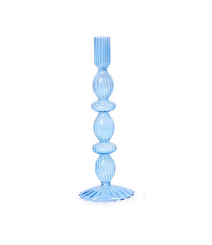 Shades of Blue Candle Stick Holders