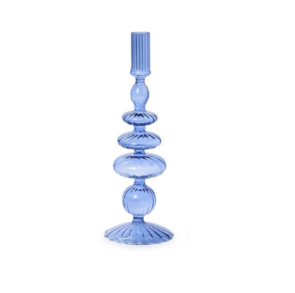Shades of Blue Candle Stick Holders