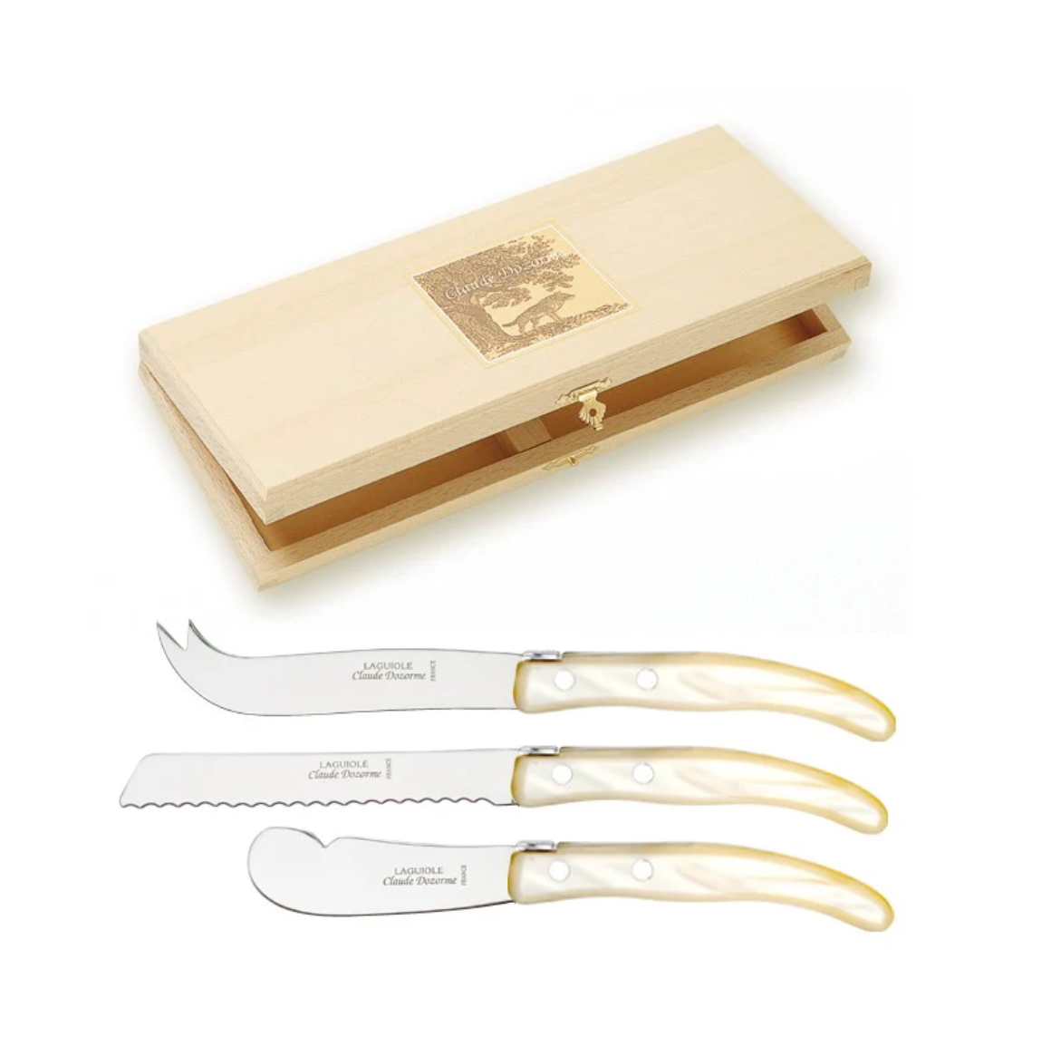 Cheese Service Set in Natural