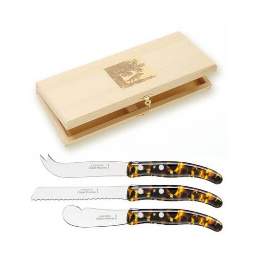 Cheese Service Set in Tortoise