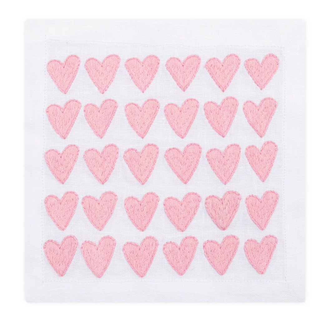 Heart Cocktail Napkins