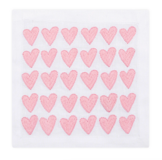 Heart Cocktail Napkins