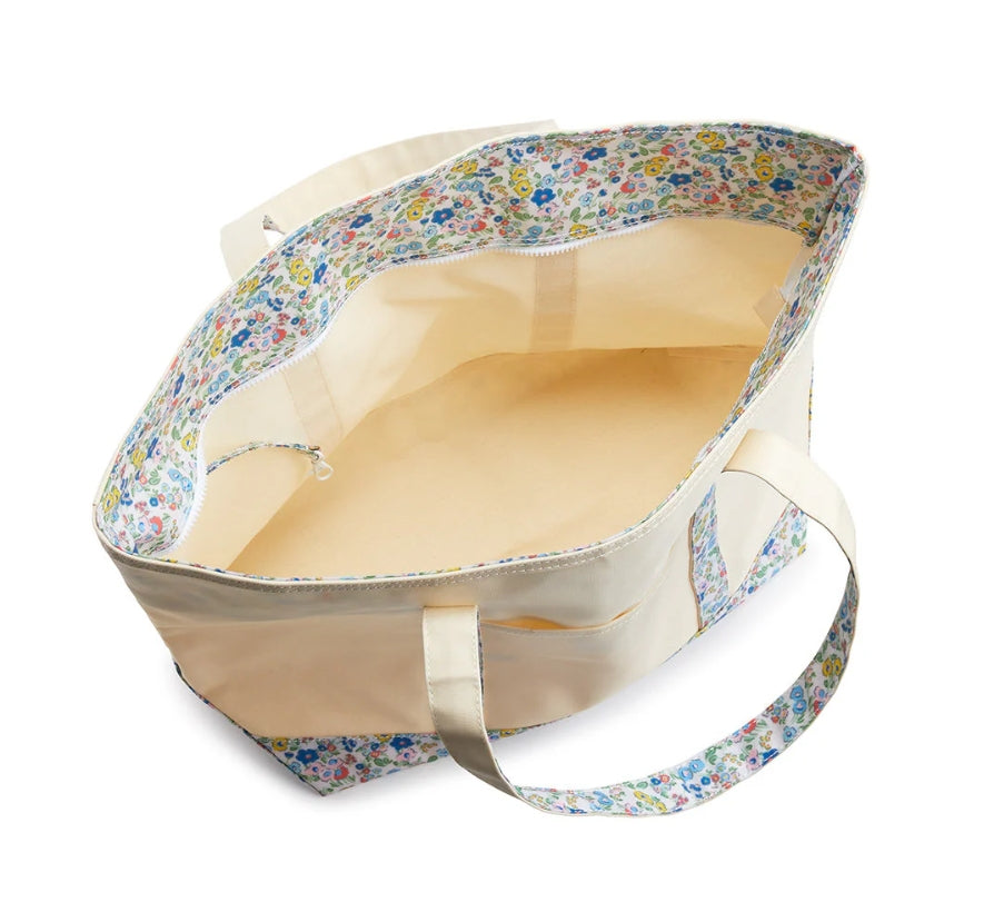 Coated Canvas Tote with Bridgehampton Trim