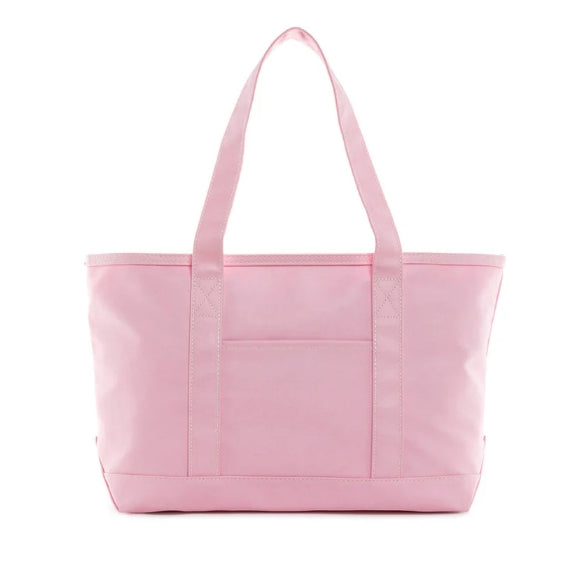 Coated Canvas Tote in Peony