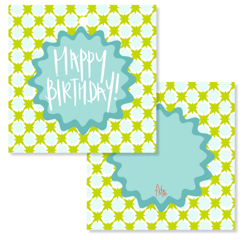 Happy Birthday Gift Tags